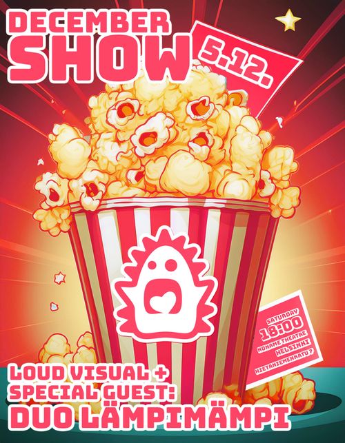 Loud Visual feat Duo Lämpimämpi at
NoNameTheatre starting at 18:00