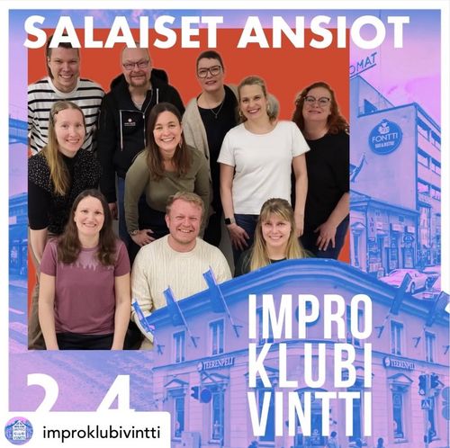 Salaiset Ansiot Improklubi Vintillä!